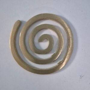 Brass Spiral Decorative Accent